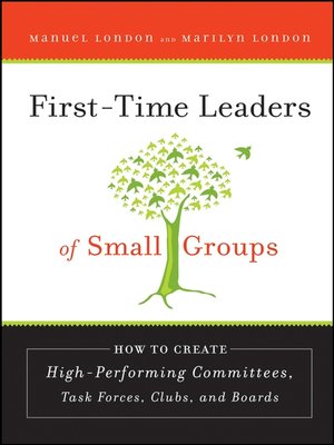 cover image of First-Time Leaders of Small Groups